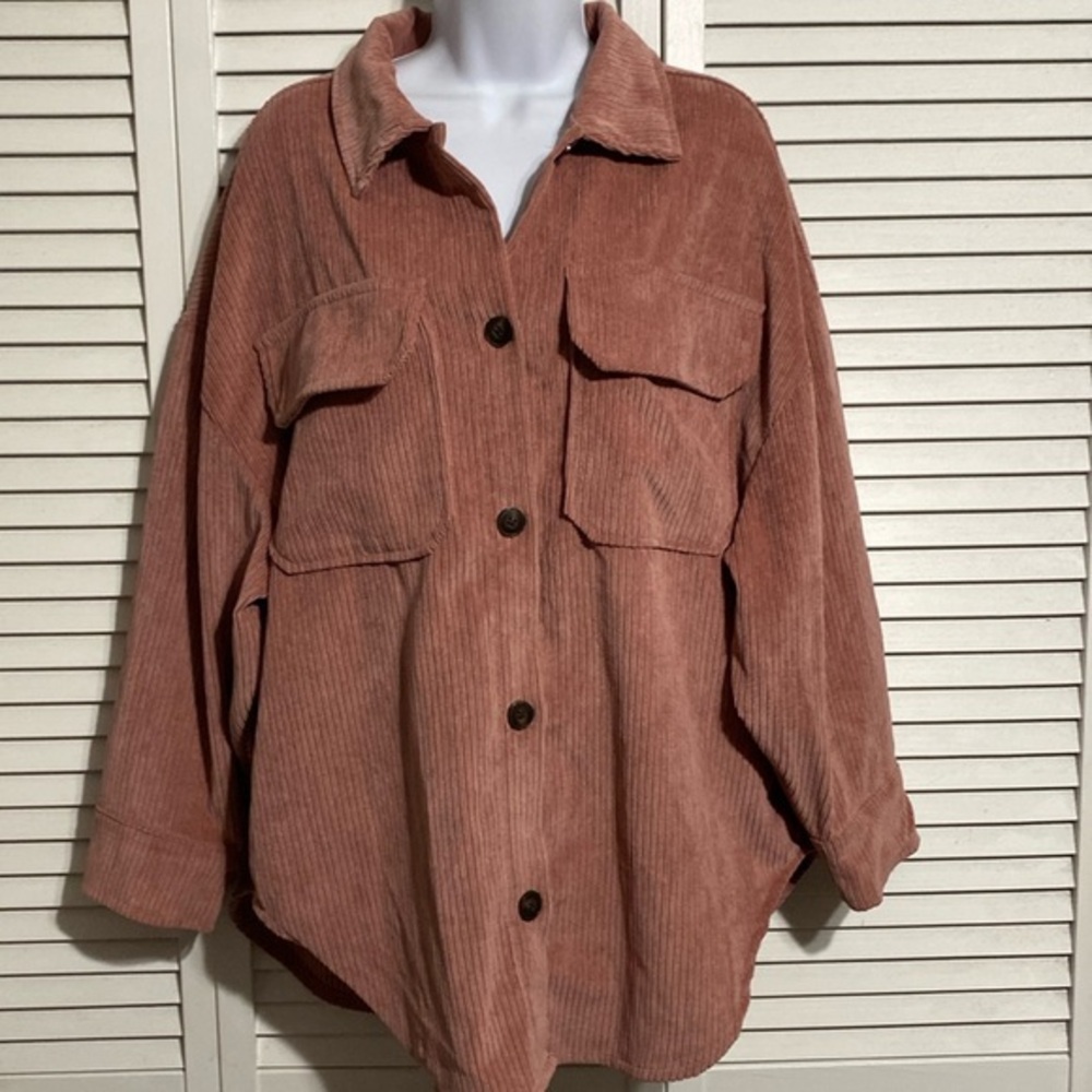 Ci Sono Pink Utility Jacket Relaxed Fit